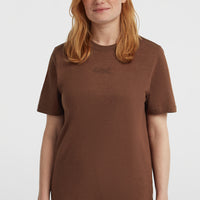 Essentials Script T-shirt | Hazel Spice
