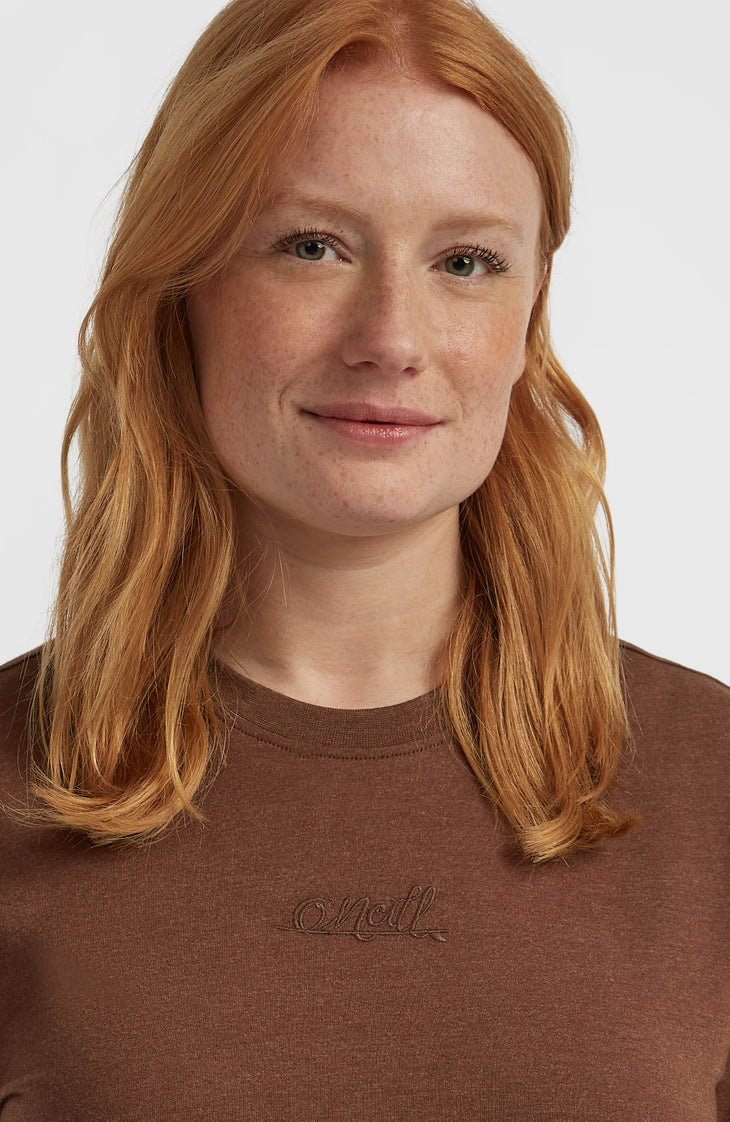 Essentials Script T-shirt | Hazel Spice