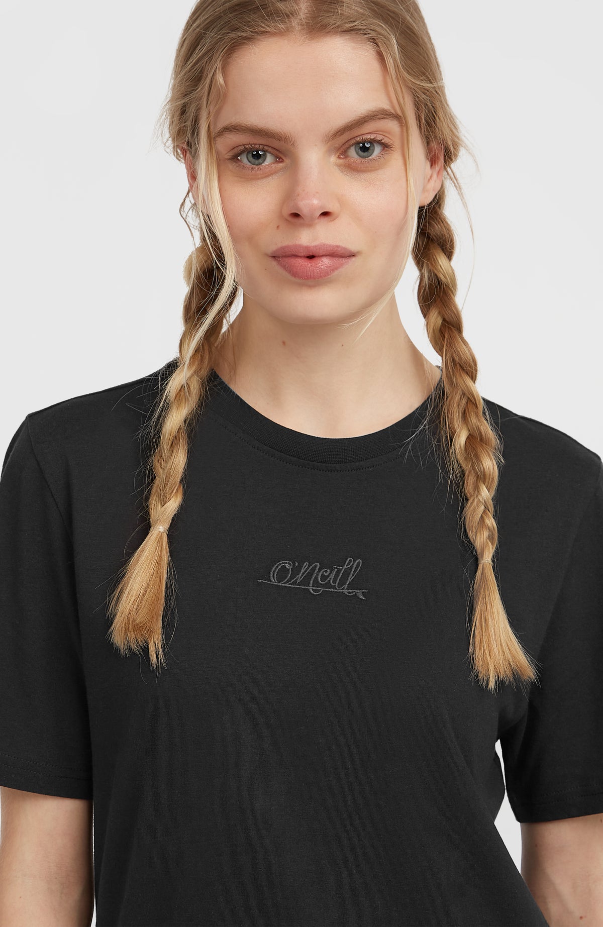 Essentials Script T-shirt | Black Out