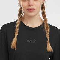 Essentials Script T-shirt | Black Out