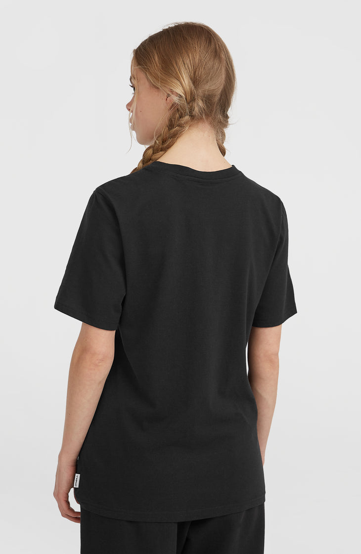 Essentials Script T-shirt | Black Out