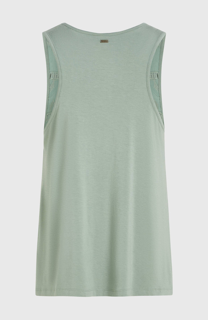 Essentials Tokeena tanktop met borduursel | Marble Arch