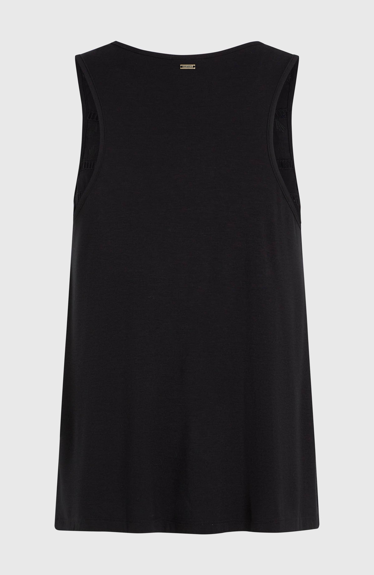 Essentials Tokeena tanktop met borduursel | Black Out