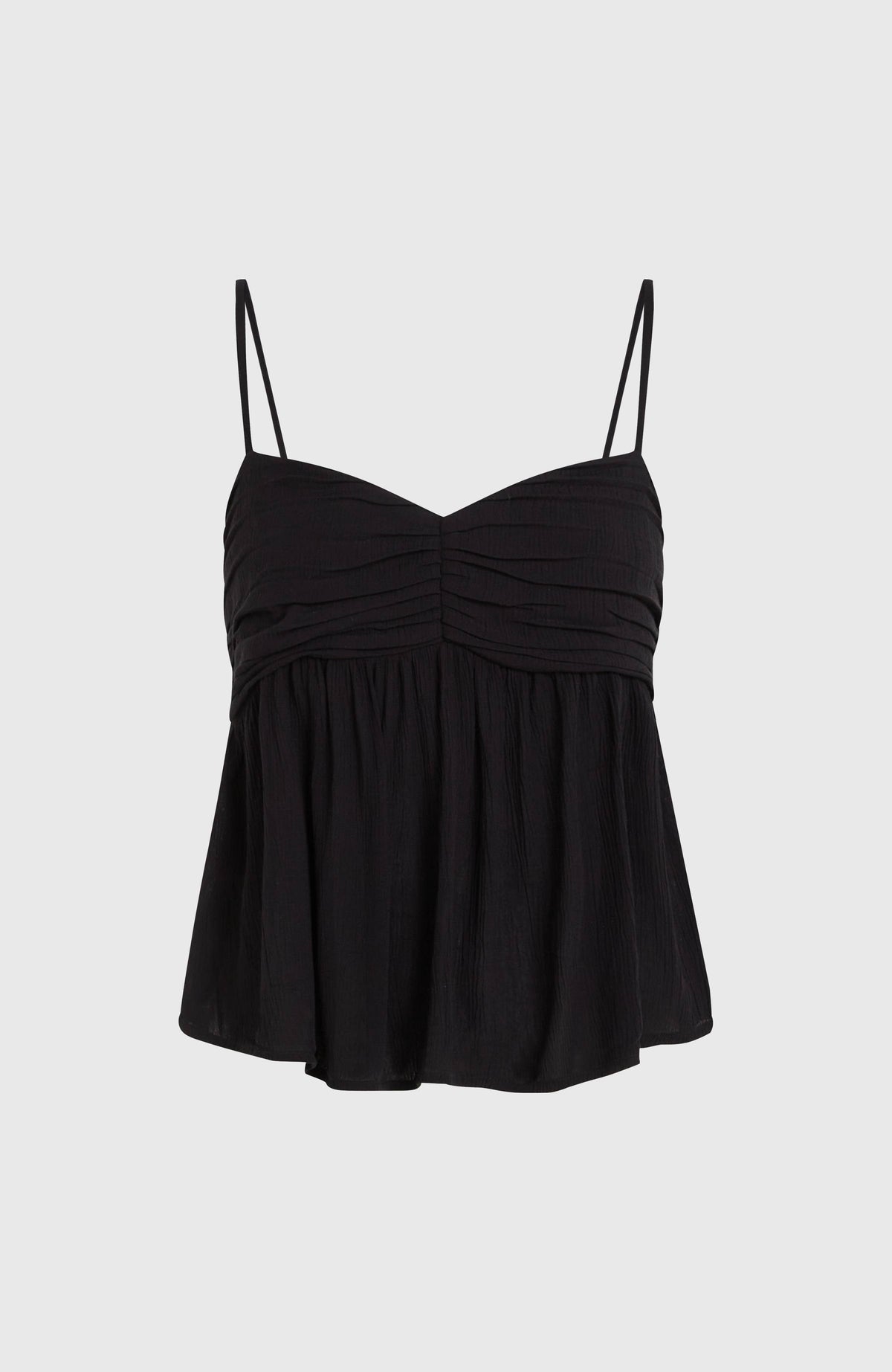 Reeta geweven top | Black Out