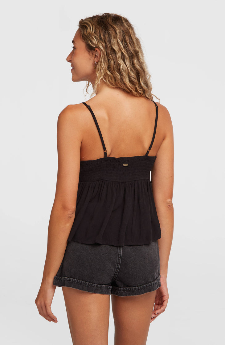 Reeta geweven top | Black Out
