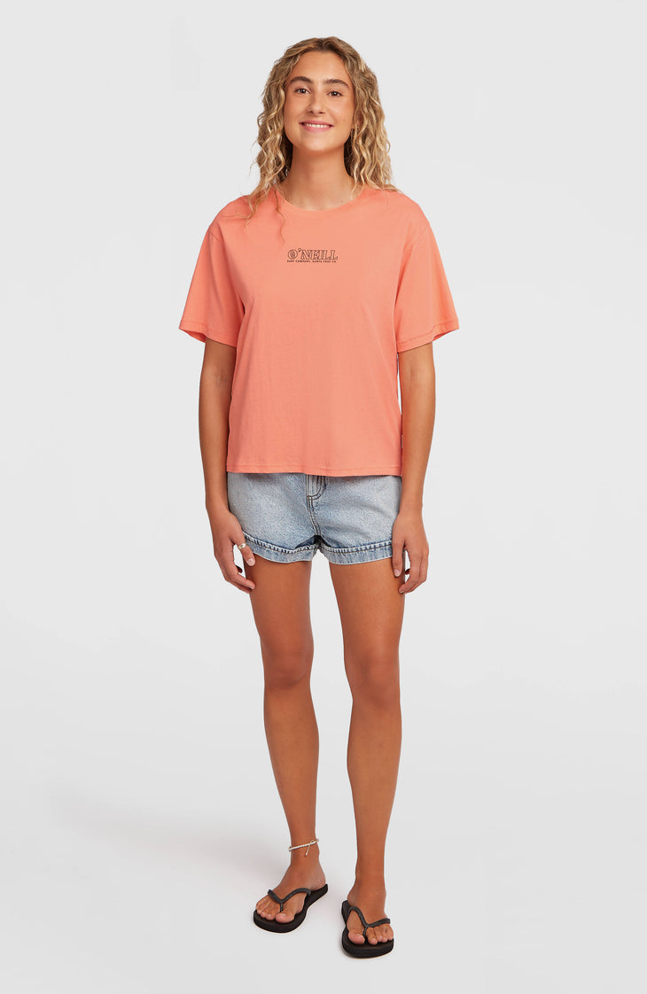 O'Neill Boxy Back-Print T-shirt | Funky Peach