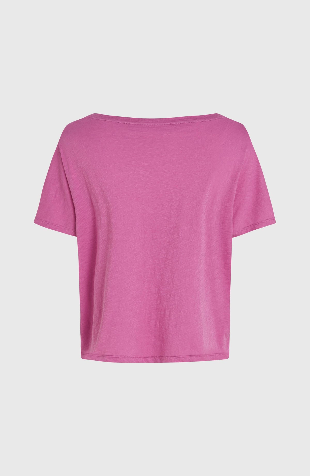 Essentials O'Neill Script Scoop Neck T-shirt | Electric Fuschia