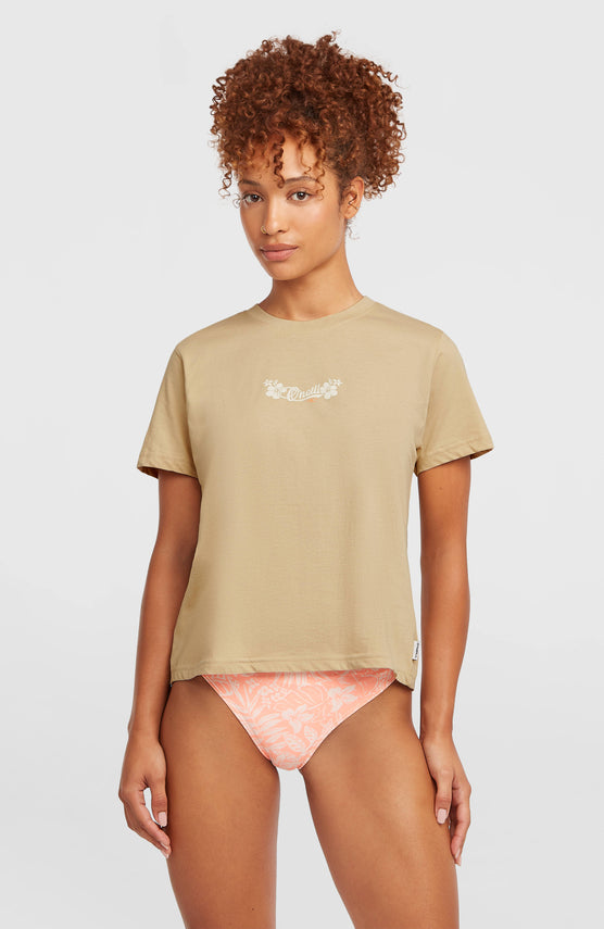 Essentials Script T-shirt | Cocoa Sand