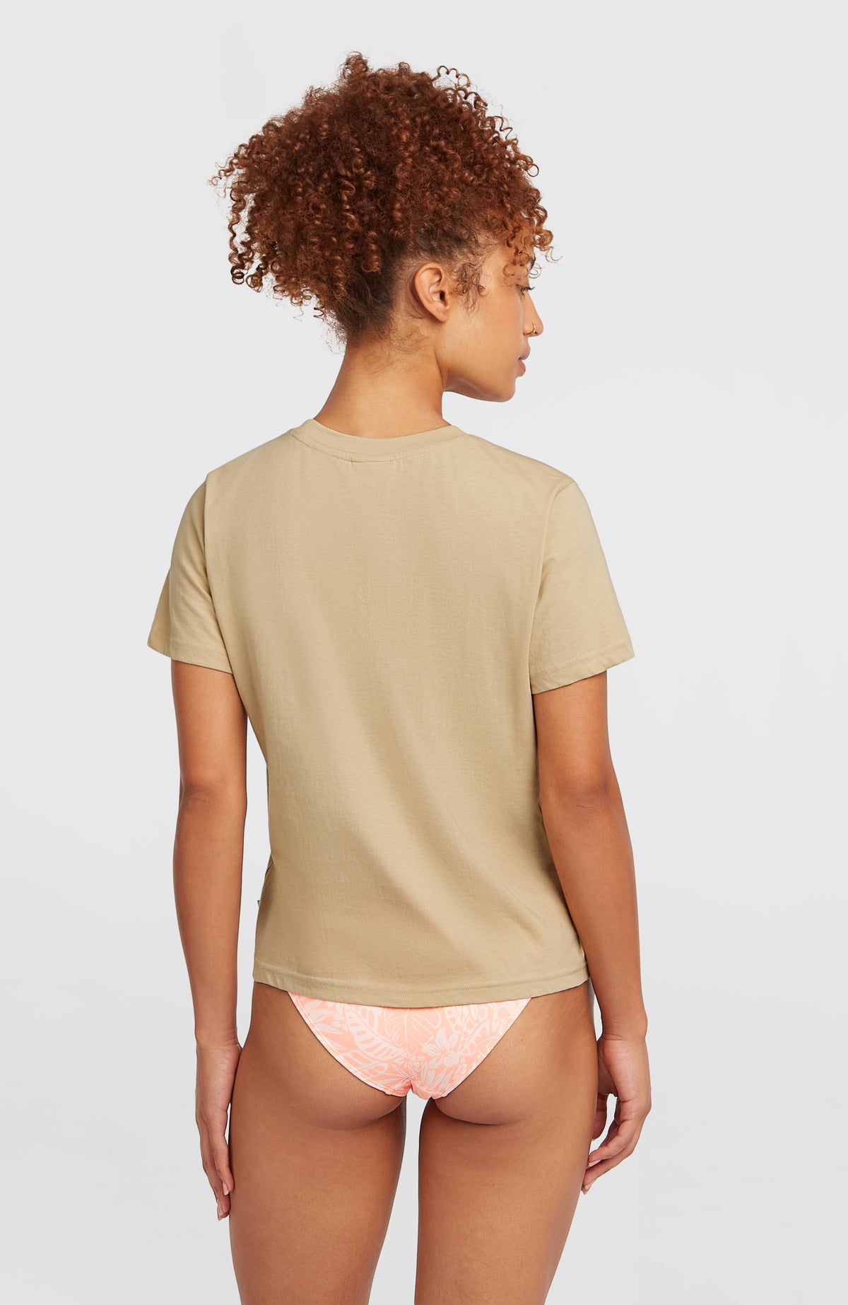 Essentials Script T-shirt | Cocoa Sand
