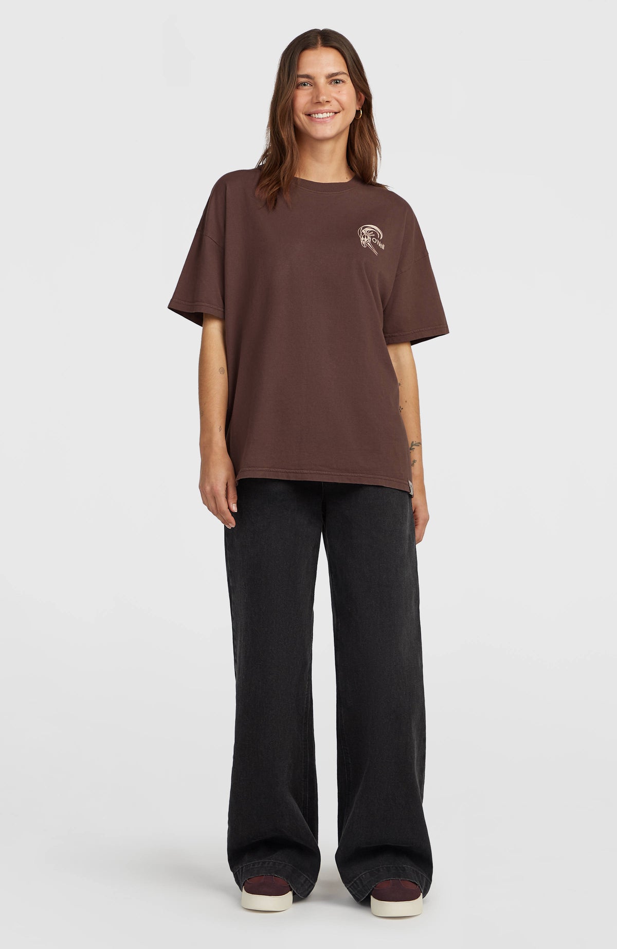 O'Riginals Back-Print T-shirt | Purple Gray