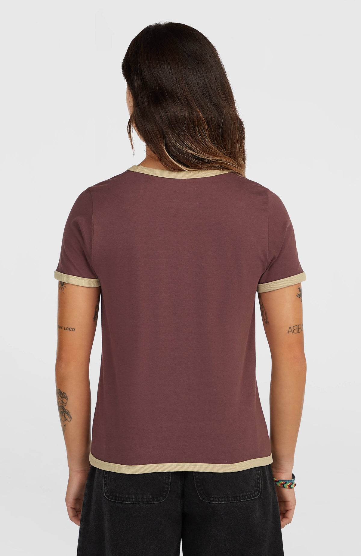 O'Riginals Front-Print T-shirt | Purple Gray