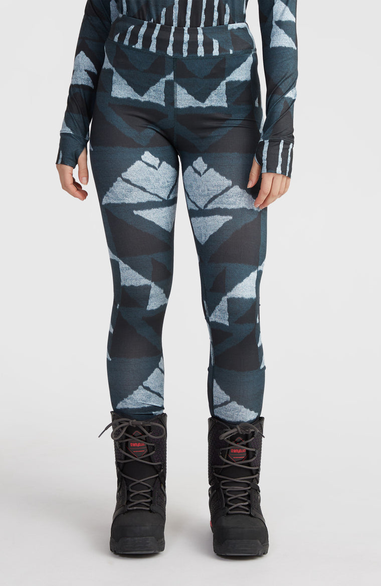 Thermobroek | Blue Triangle Ikat