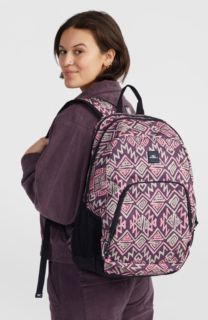 Wedge rugtas | Purple Retro Ikat