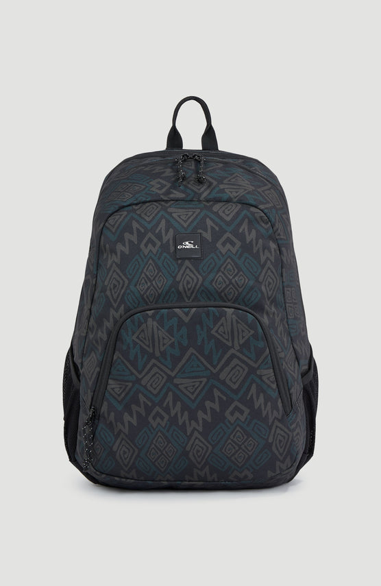 Wedge rugtas | Black Retro Ikat