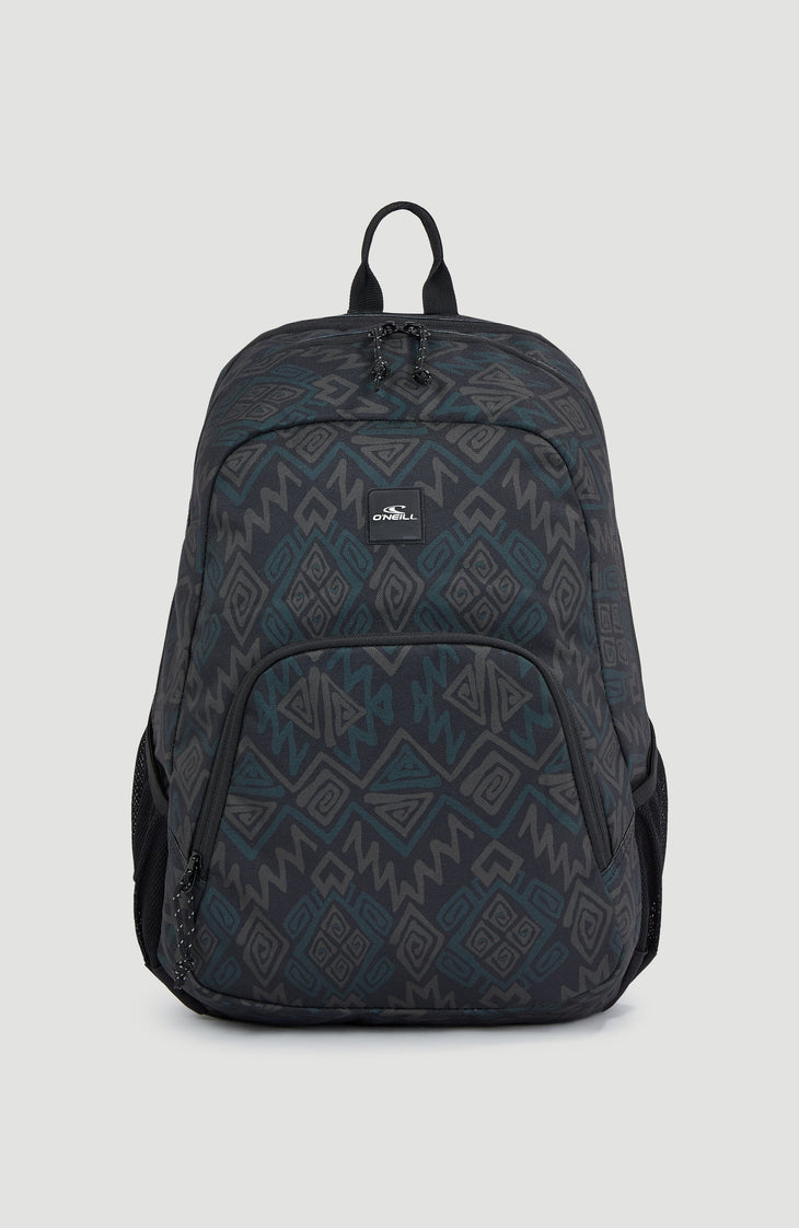 Wedge rugtas | Black Retro Ikat