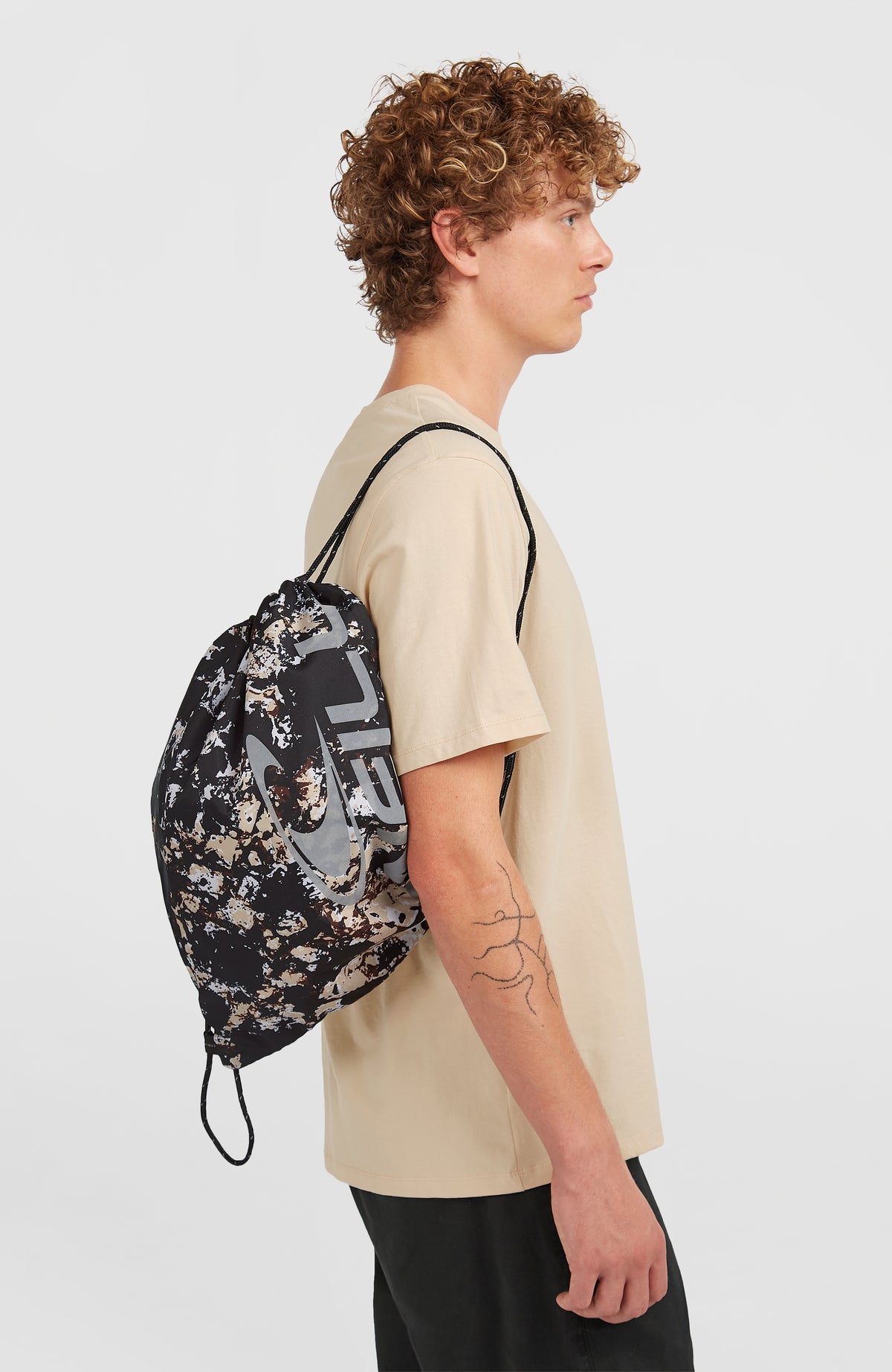 Gym bag | Black/Beige Quarry