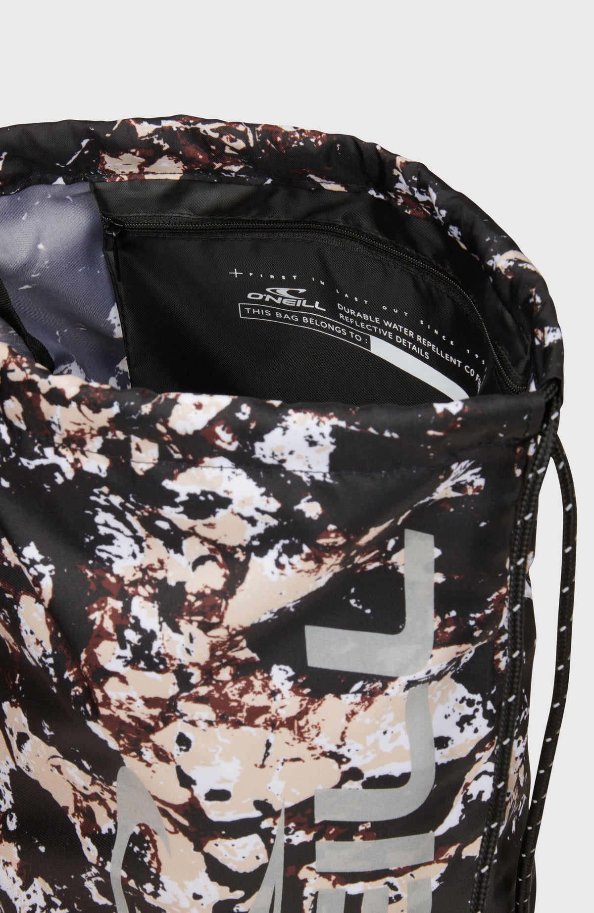 Gym bag | Black/Beige Quarry