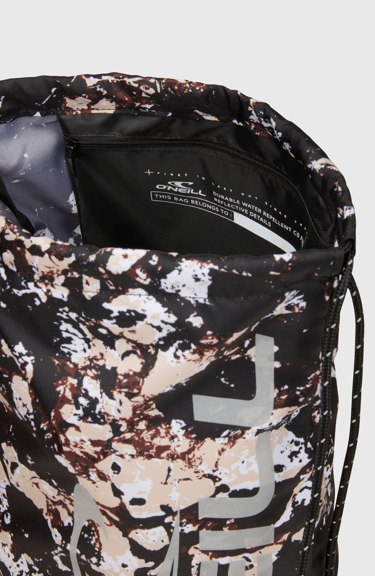 Gym bag | Black/Beige Quarry