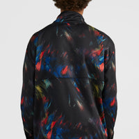 Rutile Solid Half Zip Anorak | Black Future Fade