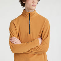 Trui Jack's Fleece met halve rits | Rich Caramel