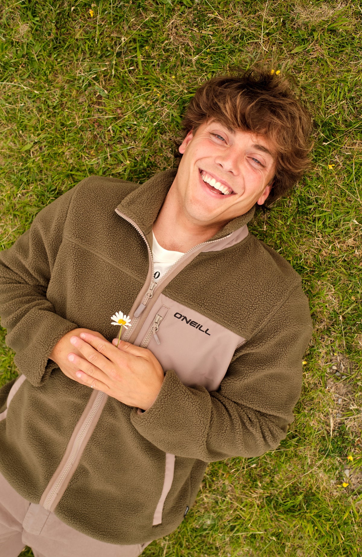 High-Pile fleecevest met volledige rits | Forest Night