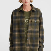 Superfleece overhemd | Green Check Small