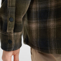 Superfleece overhemd | Green Check Small