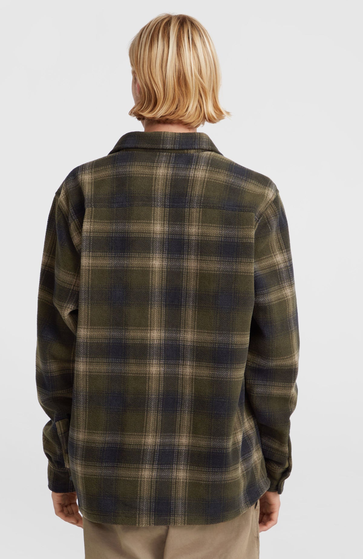 Superfleece overhemd | Green Check Small