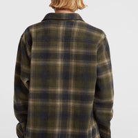 Superfleece overhemd | Green Check Small