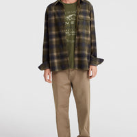 Superfleece overhemd | Green Check Small