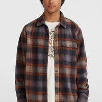 Superfleece overhemd | Grey Check Small