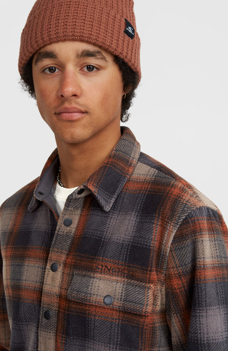 Superfleece overhemd | Grey Check Small