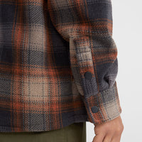 Superfleece overhemd | Grey Check Small