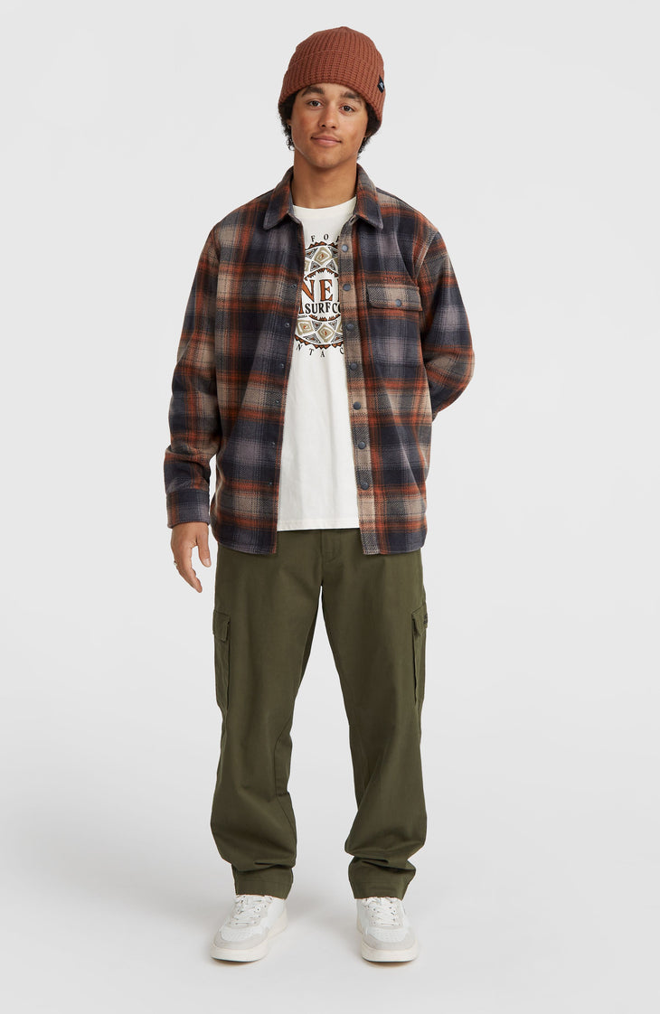 Superfleece overhemd | Grey Check Small