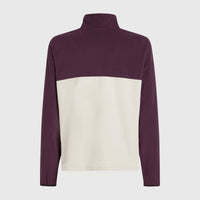 O'Riginals Polartec® 100 fleecetrui | Aubergine Colour Block