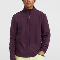 Jack's Polartec® 100 fleecevest met volledige rits | Aubergine