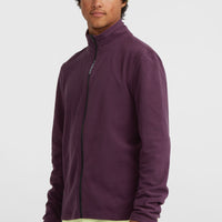 Jack's Polartec® 100 fleecevest met volledige rits | Aubergine