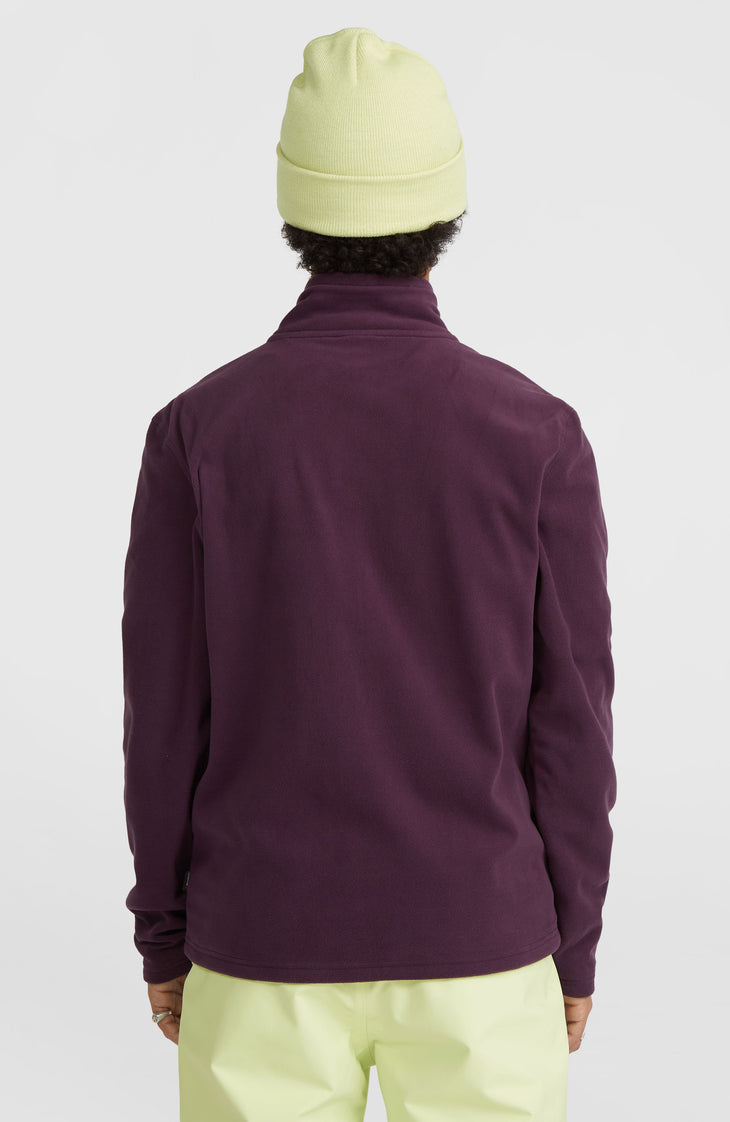 Jack's Polartec® 100 fleecevest met volledige rits | Aubergine