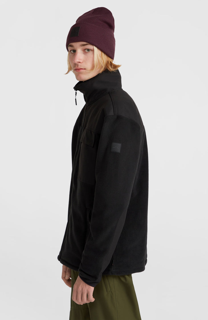 Utility Polartec® 200 fleecevest met volledige rits | Black Out