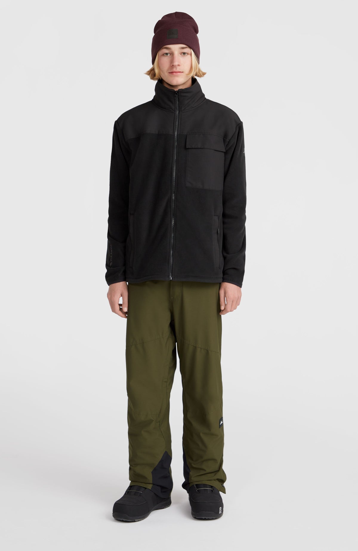 Utility Polartec® 200 fleecevest met volledige rits | Black Out