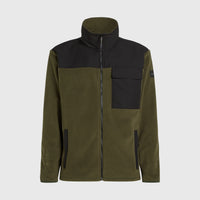 Utility Polartec® 200 fleecevest met volledige rits | Forest Night Colour Block