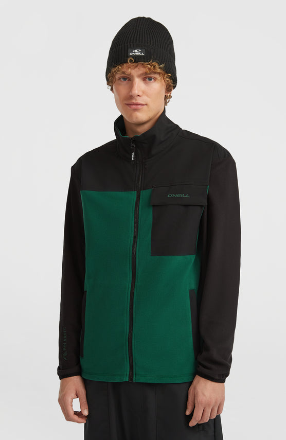 FWC'Peak Polartec® fleecevest | Emerald Envy Colour Block