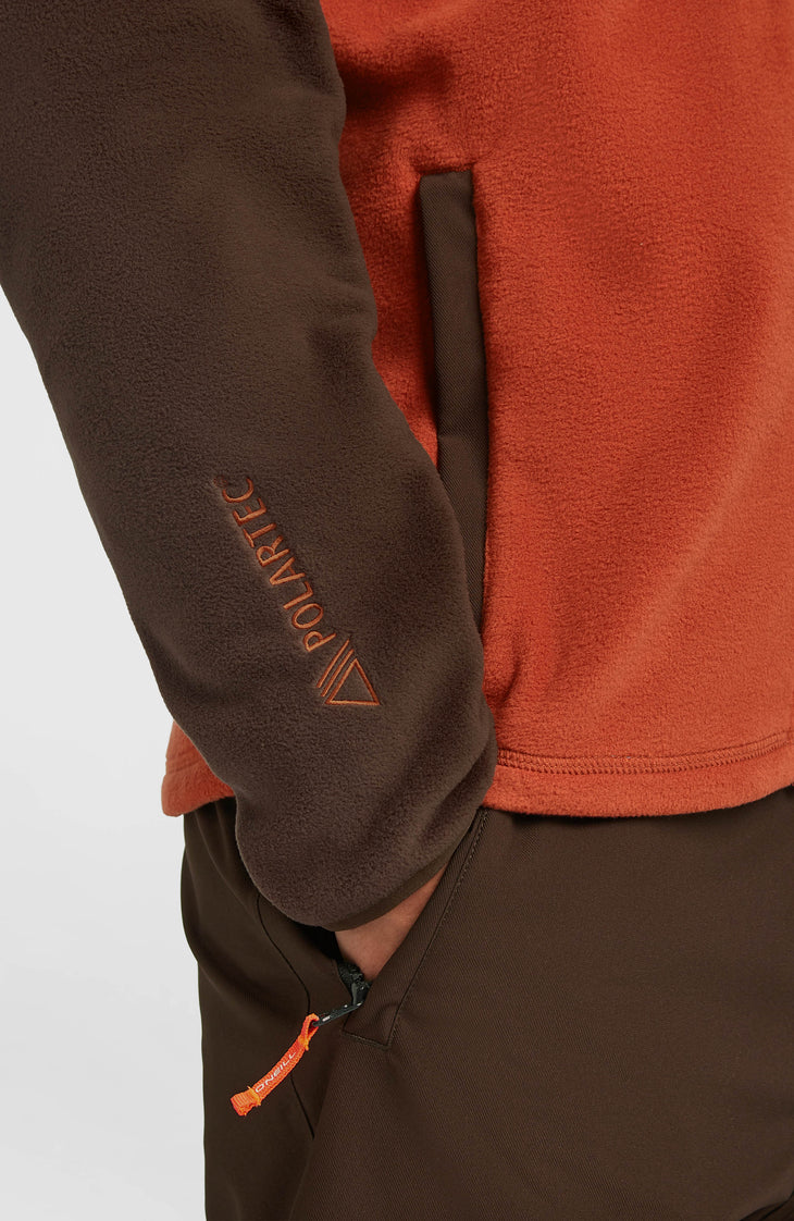 FWC'Peak Polartec® fleecevest | Coffee Bean Colour Block