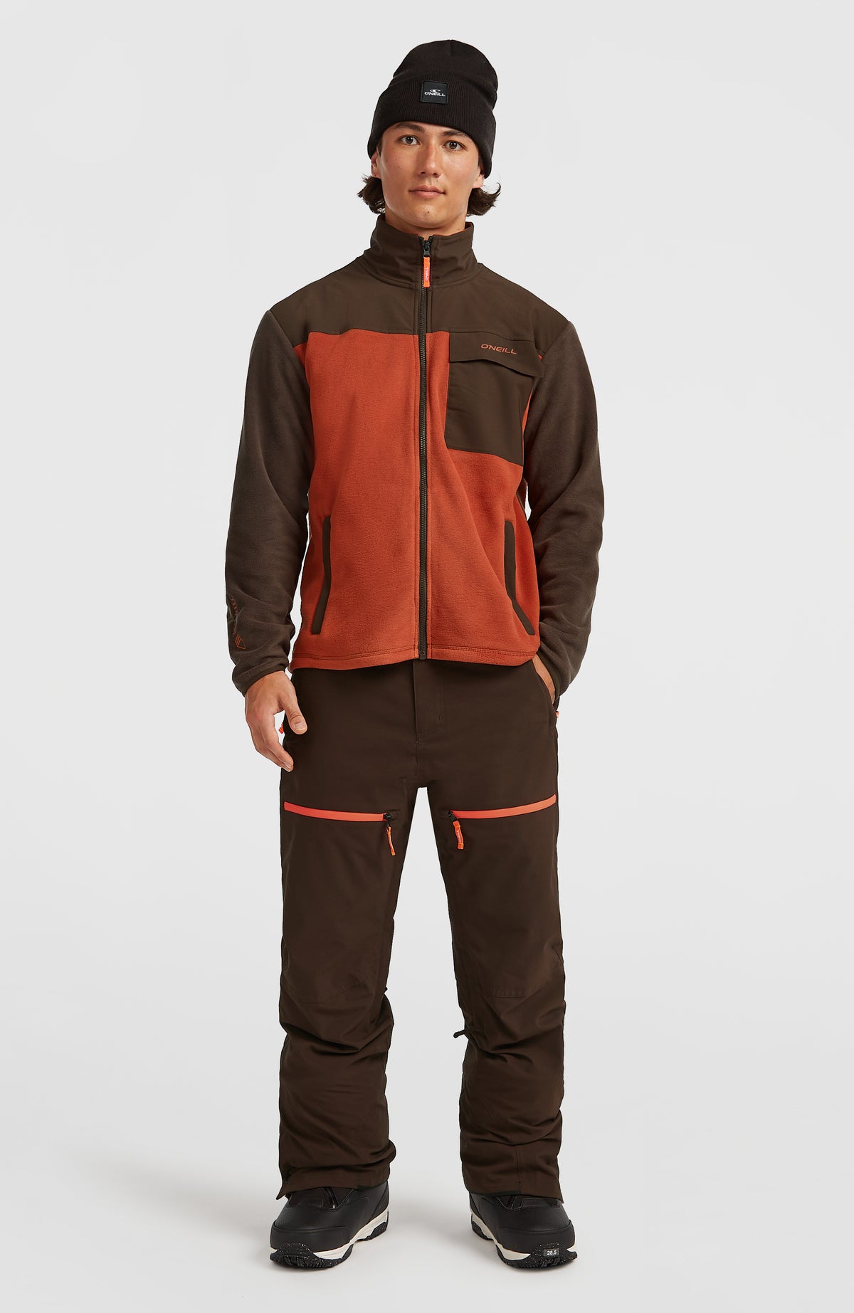 FWC'Peak Polartec® fleecevest | Coffee Bean Colour Block