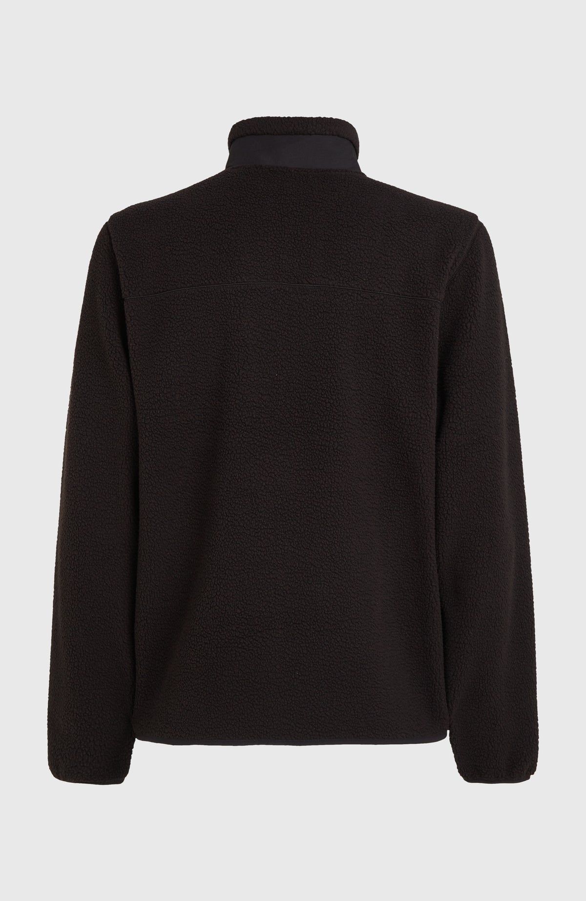 Must-Have High-Pile fleecevest met volledige rits | Black Out