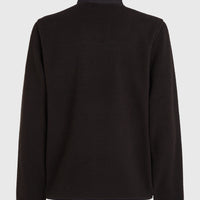 Must-Have High-Pile fleecevest met volledige rits | Black Out
