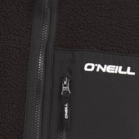 Must-Have High-Pile fleecevest met volledige rits | Black Out