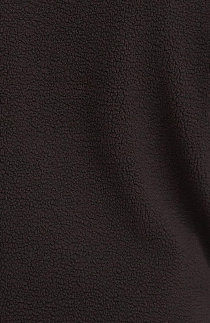 Must-Have High-Pile fleecevest met volledige rits | Black Out