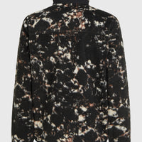 Must-Have High-Pile fleecevest met volledige rits | Black/Beige Quarry