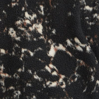 Must-Have High-Pile fleecevest met volledige rits | Black/Beige Quarry